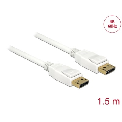 Delock Cable DisplayPort 1.2 male  DisplayPort male 4K 60 Hz 1.5 m