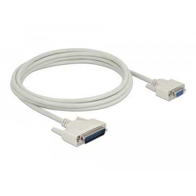 Delock Serial Cable D-Sub 25 male to D-Sub 9 female 3 m 2