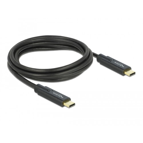 Delock USB 3.1 Gen 1 (5 Gbps) cable Type-C to Type-C 2 m PD 5 A E-Marker