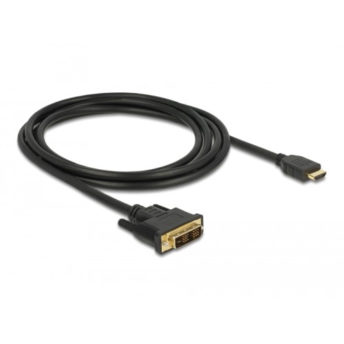 Delock HDMI to DVI 18+1 cable bidirectional 2 m