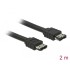 Delock Cable eSATA 3 Gb/s receptacle > eSATA receptacle 2 m black