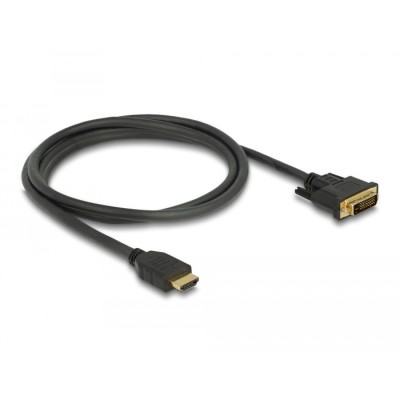 Delock HDMI to DVI 24+1 cable bidirectional 1.5 m 2