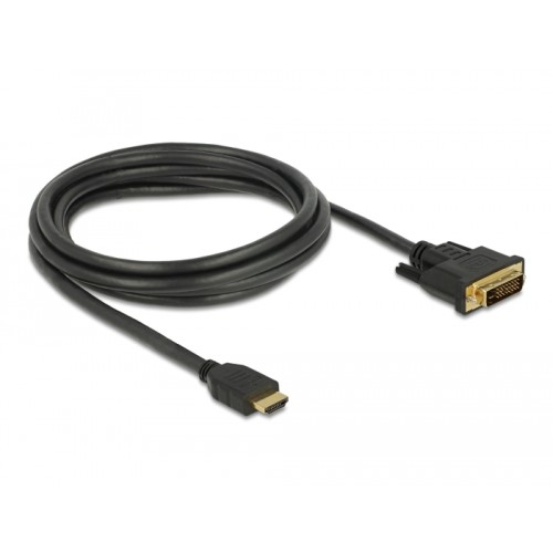 Delock HDMI to DVI 24+1 cable bidirectional 2 m