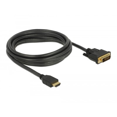 Delock HDMI to DVI 24+1 cable bidirectional 3 m 2
