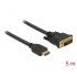 Delock HDMI to DVI 24+1 cable bidirectional 5 m