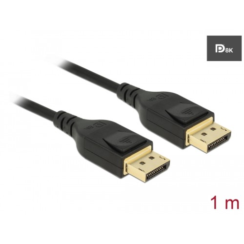 Delock DisplayPort cable 8K 60 Hz 1 m DP 8K certified