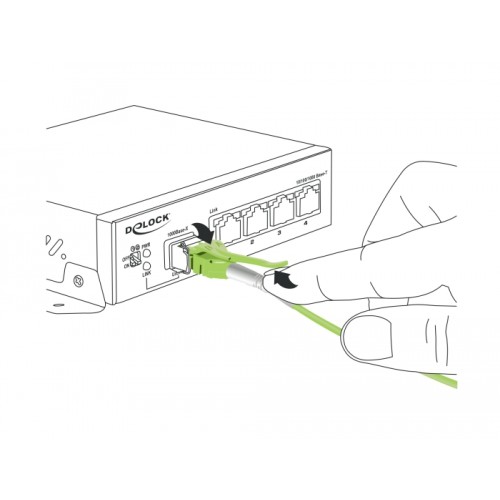 Delock Cable Optical Fibre LC > LC Multi-mode OM5 Uniboot 3 m