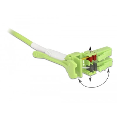 Delock Cable Optical Fibre LC > LC Multi-mode OM5 Uniboot 10 m 2