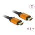 Delock High Speed HDMI Cable 48 Gbps 8K 60 Hz 0.5 m