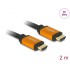 Delock High Speed HDMI Cable 48 Gbps 8K 60 Hz 2 m