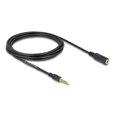 Delock Extension Cable Stereo Jack 3.5 mm 5 pin male to female 3 m black 2