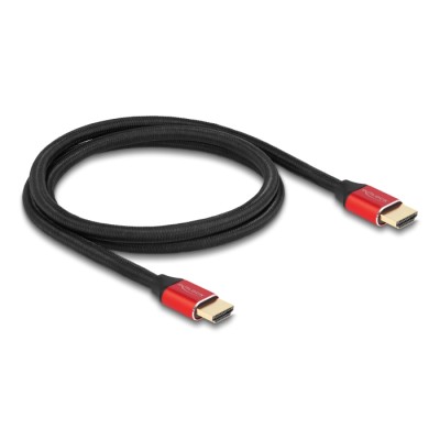 Delock Ultra High Speed HDMI Cable 48 Gbps 8K 60 Hz red 1 m certified 2