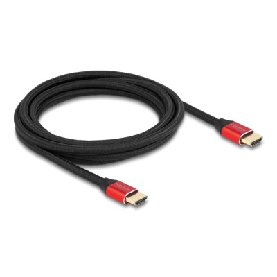 Delock Ultra High Speed HDMI Cable 48 Gbps 8K 60 Hz red 3 m certified 2