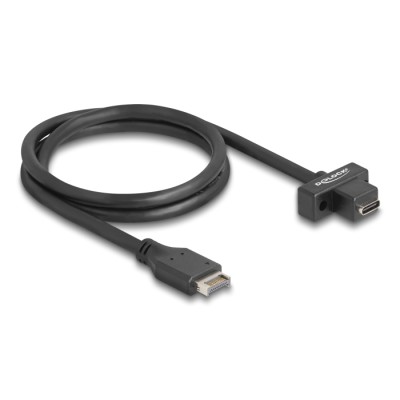 Delock USB 10 Gbps cable Type-E Key A 20 pin male to USB Type-C™ female panel-mount 70 cm 2