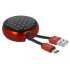 Delock USB 2.0 Retractable Cable Type-A to USB-C™ black / red
