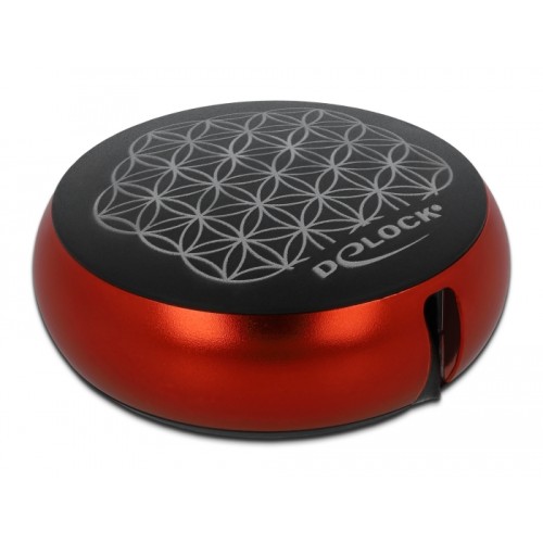 Delock USB 2.0 Retractable Cable Type-A to USB-C™ black / red