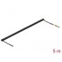 Delock Coiled Cable Extension 3.5 mm 3 pin Stereo Jack male to Stereo Jack female with 6.35 mm screw adapter 5 m