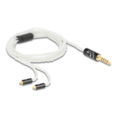 Delock Audio Cable 4.4 mm 5 pin stereo jack male to 2 x MMCX male 1.20 m