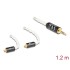 Delock Audio Cable 2.5 mm 4 pin stereo jack male to 2 x MMCX male 1.20 m