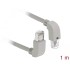 Delock Network cable RJ45 Cat.6A S/FTP upwards / downwards angled 1 m