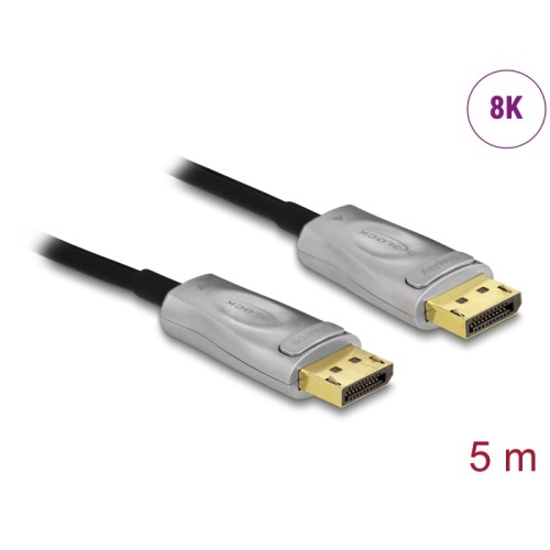 Delock Active Optical Cable DisplayPort 1.4 8K 5 m
