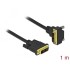 Delock DVI Cable 18+1 male to 18+1 male angled 1 m