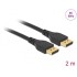 Delock DisplayPort cable 8K 60 Hz 2 m DP 8K certified without latch