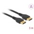 Delock DisplayPort cable 8K 60 Hz 3 m DP 8K certified without latch