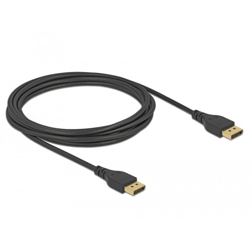 Delock DisplayPort cable 8K 60 Hz 3 m DP 8K certified without latch