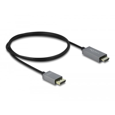 Delock Active DisplayPort 1.4 to HDMI Cable 4K 60 Hz (HDR) 1 m 2