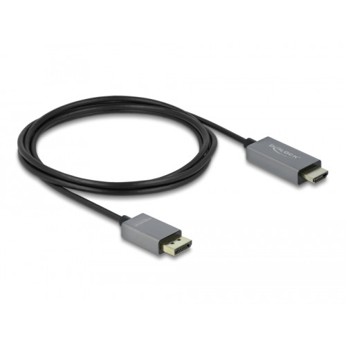 Delock Active DisplayPort 1.4 to HDMI Cable 4K 60 Hz (HDR) 2 m