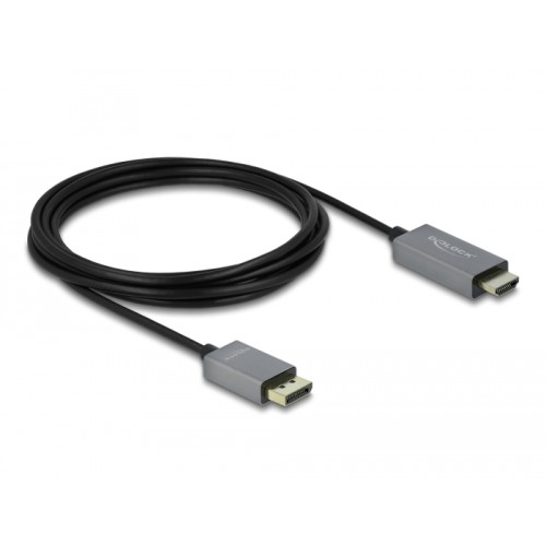 Delock Active DisplayPort 1.4 to HDMI Cable 4K 60 Hz (HDR) 3 m