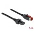 Delock PoweredUSB cable male 24 V to 2 x 4 pin male 5 m for POS printers and terminals