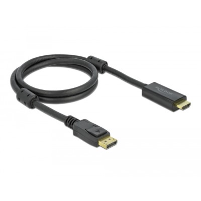 Delock Active DisplayPort 1.2 to HDMI Cable 4K 60 Hz 1 m 2