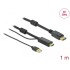 Delock HDMI to DisplayPort cable 4K 30 Hz 1 m