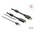 Delock HDMI to DisplayPort cable 4K 30 Hz 3 m