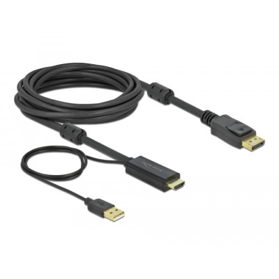 Delock HDMI to DisplayPort cable 4K 30 Hz 5 m 2