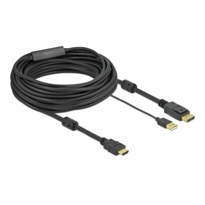Delock HDMI to DisplayPort cable 4K 30 Hz 10 m 2