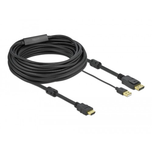 Delock HDMI to DisplayPort cable 4K 30 Hz 10 m