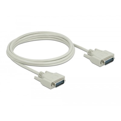 Delock Serial Cable D-Sub15 male to male 3 m 2