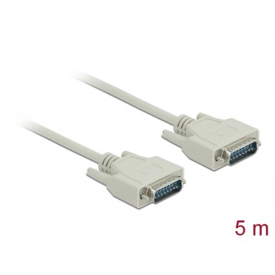 Delock Serial Cable D-Sub15 male to male 5 m