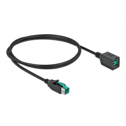Delock PoweredUSB extension cable 12 V 1 m