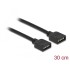 Delock RGB Connection Cable 4 pin for 12 V RGB LED illumination 30 cm
