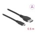 Delock Bidirectional USB Type-C™ to DisplayPort Cable (DP Alt Mode) 8K 60 Hz 0.5 m DP 8K certified