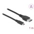 Delock Bidirectional USB Type-C™ to DisplayPort Cable (DP Alt Mode) 8K 60 Hz 1 m DP 8K certified