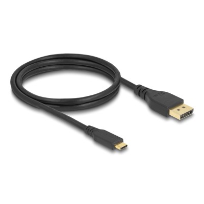 Delock Bidirectional USB Type-C™ to DisplayPort Cable (DP Alt Mode) 8K 60 Hz 1.5 m DP 8K certified 2