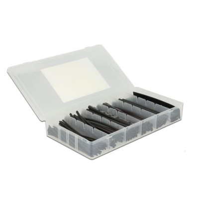 Delock Heat shrink tube box 100 pieces black