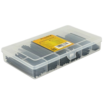 Delock Heat shrink tube box 100 pieces black 2