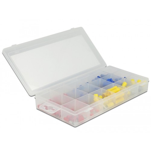 Delock Cable connector assortment box 170 pieces coloured
