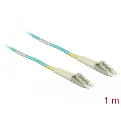 Delock Cable Optical Fibre LC to LC Multi-mode OM3 1 m